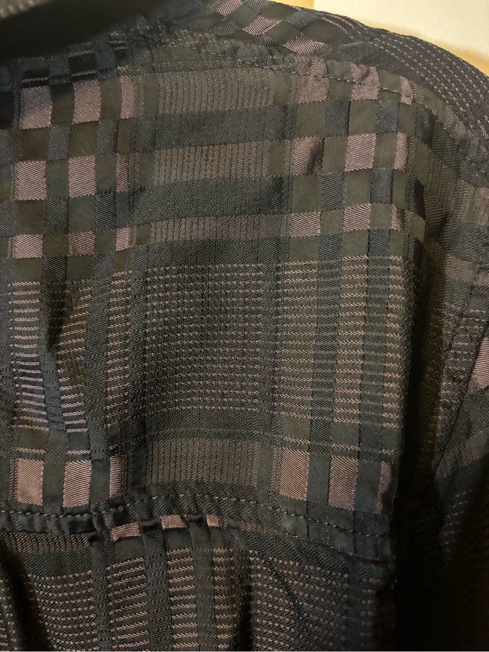 COS Runway Collection Sheer Checked Button-Up Jacquard Shirt size 6 - Picture 4 of 10